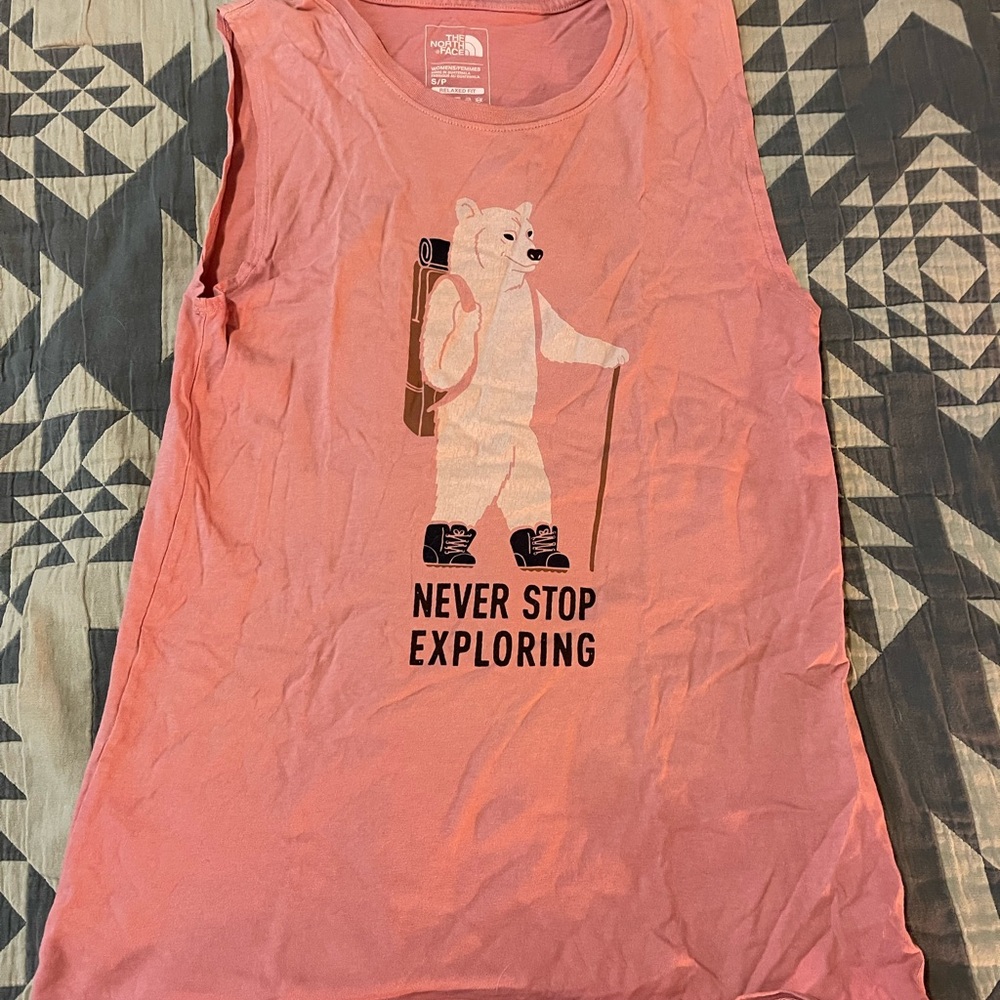 The North Face Coral Bear Graphic Tank